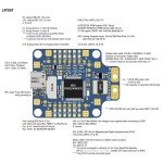 Matek System Mateksys FLIGHT CONTROLLER F405-TE STM32F405RGT6 ICM42688P SPL06 OSD-Steckplatz 6x UARTs 1x I2C 11x PWM-Ausgänge